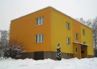 Fassadendämmung eines Mehrfamilienhauses
